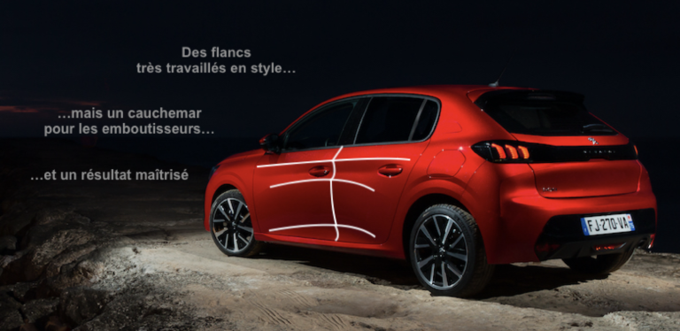 Design Peugeot 208 : quand ses lignes parlent