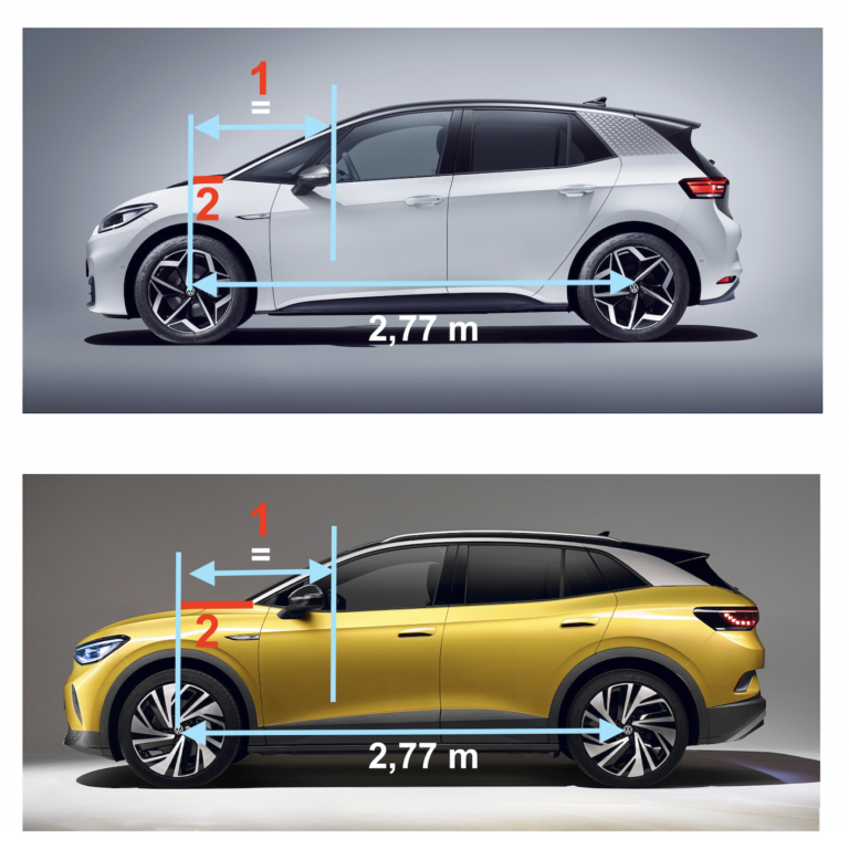 Design – VW ID.4 face à VW ID.3 : de la suite dans les idées !