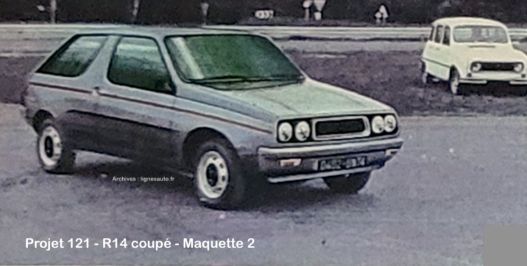 Unpublished archives: the unknown Renault 14 coupés
