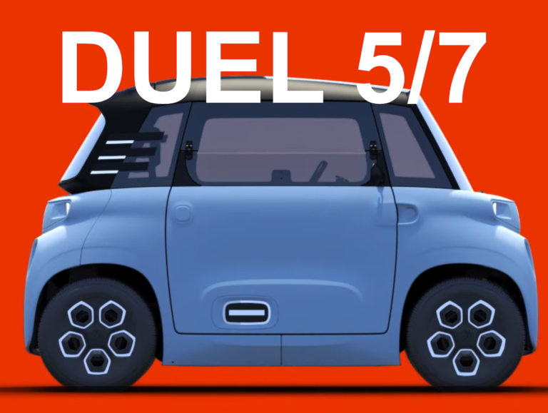 Sept duels ‘concept et design’ pour mieux comprendre la Citroën AMI