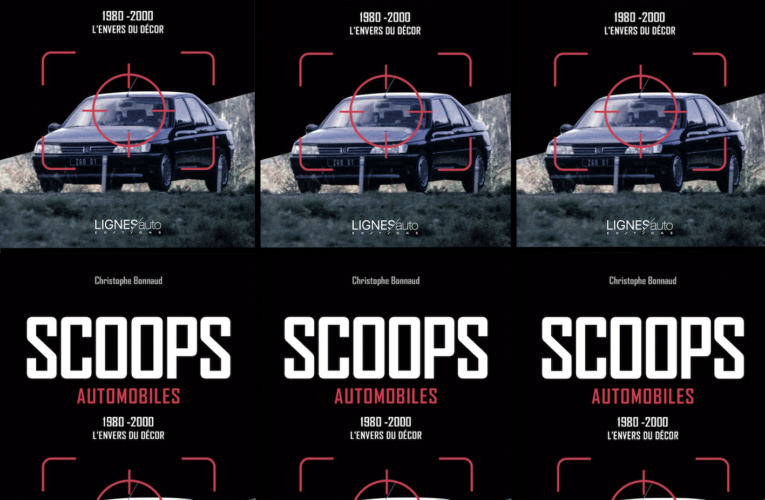 Le livre “Scoops automobiles” disponible sur notre site e-commerce.