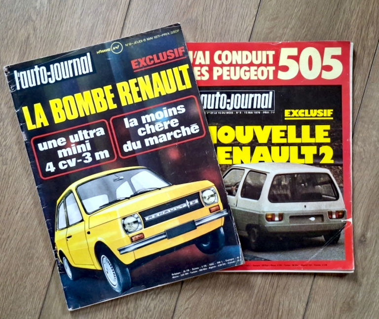 Le décryptage des scoops de la Renault 2 dans l’auto-journal – partie 1 : 1971