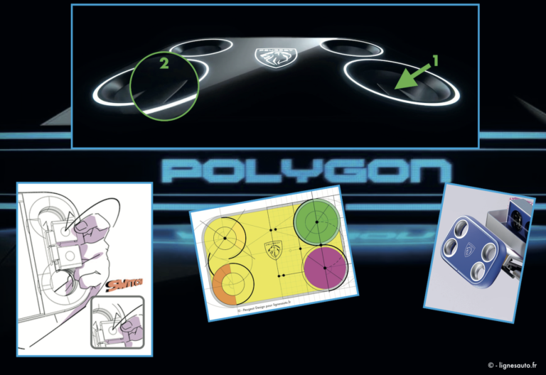 Concept-car Peugeot Polygon. Aux origines de l’Hypersquare .